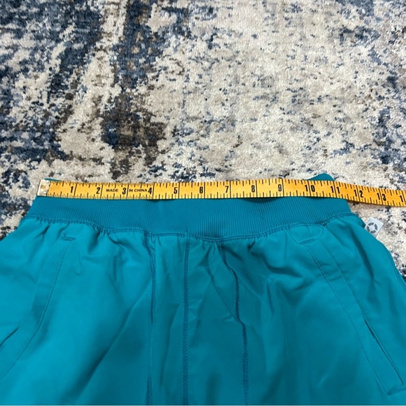 Cherokee Teal Blue Workwear Revolution Natural Rise Tapered Leg Jogger Scrubs - Picture 7 of 9